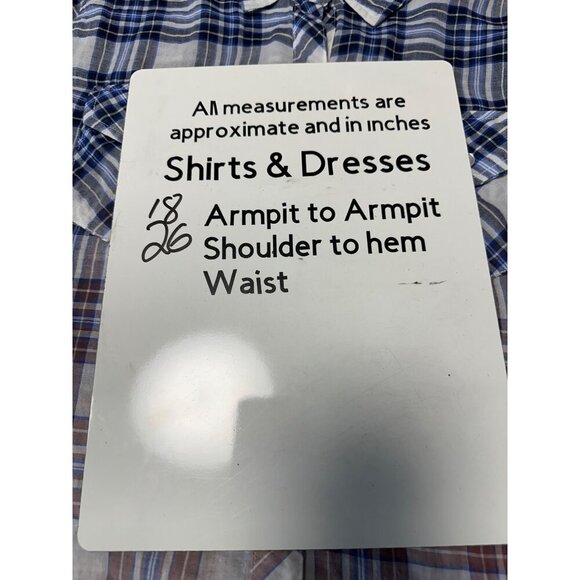 Rails Ashton Ombre Plaid Button Down Shirt Women's Size M - Picture 9 of 9